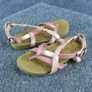Blowfish Girls Strappy Size‎ T 8 Medium Shoes Pink Synthetic Hook & Loop